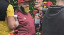 Belgium fans in Cologne. 2024-06-22